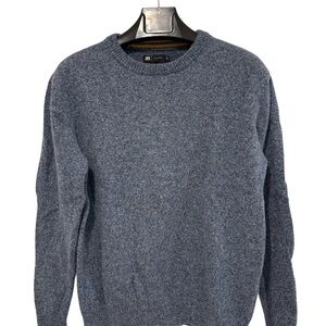 Classic Crewneck Sweater in Heather Blue